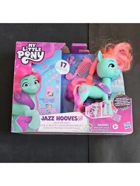 My Little Pony Jazz Hooves Pedicure Party Doll Playset 17 Pieces Accessories